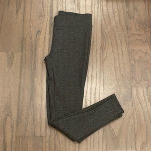 LOFT Black Patterned Leggings - Size XS